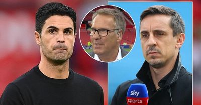 Gary Neville and Paul Merson agree on where Mikel Arteta went wrong in Arsenal loss