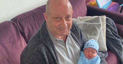 WATCH: Lanarkshire grandad gets big surprise after seeing his newborn grandson for the first time