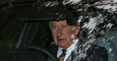 Prince Charles cuts lonely figure without the Queen at Balmoral Sunday church service