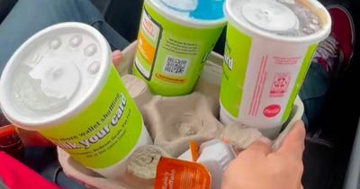 Driver's suggestion on how to properly use cup holders leaves people's 'minds blown'