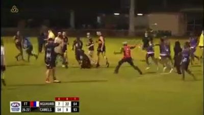 Video of Katherine grand final footy fight emerges as arrests made