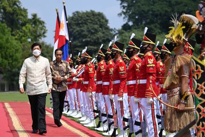 Philippines' Marcos visits Indonesia in first overseas trip as president