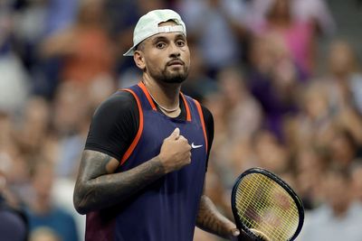 Nick Kyrgios ‘relieved’ after overcoming ‘unpredictability’ to upset Daniil Medvedev