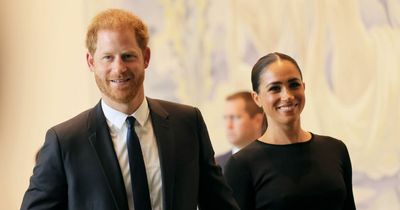 Meghan and Harry will be in Manchester today as Duchess of Sussex to give speech days after explosive interview