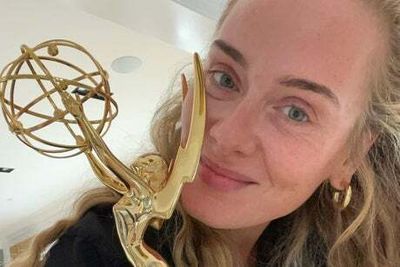 ‘Trust me to officially have an EGO’: Adele hilariously reacts to winning her first Emmy Award