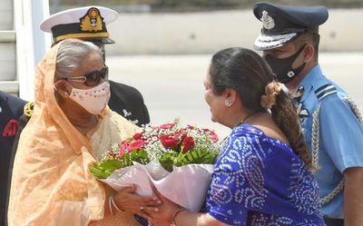 Bangladesh PM Sheikh Hasina arrives in India on four-day visit