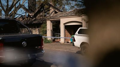 Arson investigation opened into fire that destroyed multi-million-dollar mansion on Sydney's lower north shore