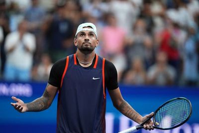 ‘Dumbest way to lose a point’: Nick Kyrgios has moment of madness in US Open win over Daniil Medvedev