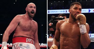 Tyson Fury backed to fight Anthony Joshua in "fight of two losers"