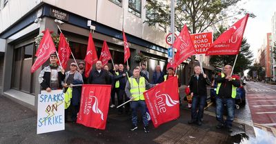 Housing Executive workers begin four week strike over pay