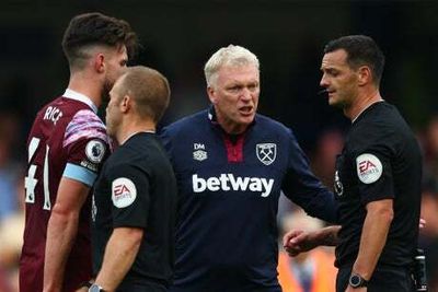 West Ham’s David Moyes and Declan Rice escape FA charge for furious VAR criticism