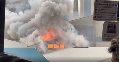 Huge Leeds fire that spread to the roof and machinery caused by gas furnace