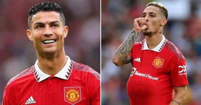 Antony sends message to Cristiano Ronaldo after seeing his reaction to debut Man Utd goal