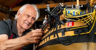 Retired sailor's 53-year quest to build HMS Victory model hits the rocks