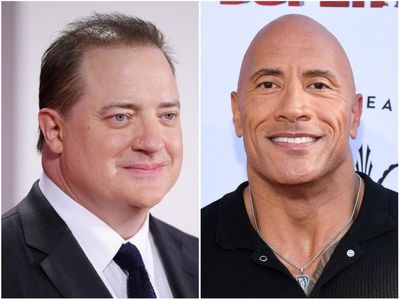 Dwayne Johnson says he’s ‘rooting’ for Brendan Fraser amid praise for The Whale