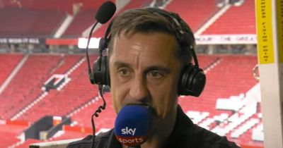 Gary Neville defends 'very good' referee standards after being asked Newcastle VAR question