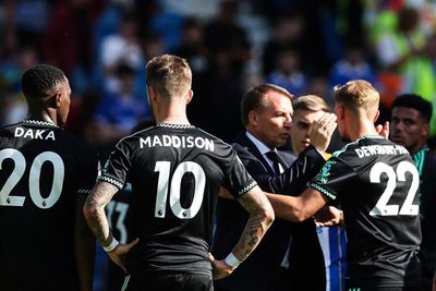 ‘The group is very much together’: Brendan Rodgers defends Leicester players arguing on the pitch