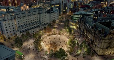 Work to ban through-traffic in Leeds City Square begins