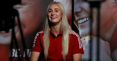 The silent magic of Rhiannon Roberts, the Wales and Liverpool 'rock' who even played football on her own wedding day