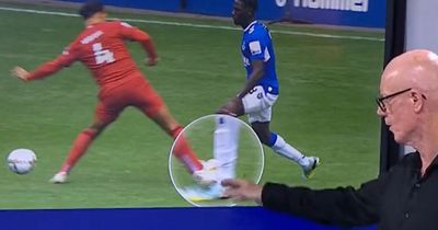 Dermot Gallagher explains why challenge from Liverpool star Virgil van Dijk was a 'yellow card'