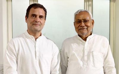 Nitish meets Rahul Gandhi; his first meeting with Congress leadership in five years