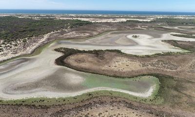 Over-consumption and drought reduce lake in vital Spanish wetland to puddle