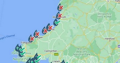 Swimmers urged to stay away from water at six Welsh beaches as pollution warning issued