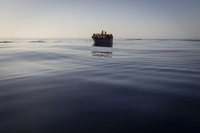 Dozens of Lebanese and Syrian refugees stranded for days at sea