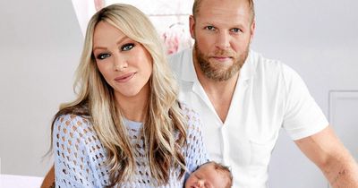 Chloe Madeley and James Haskell share photos with daughter at Richard and Judy's family home