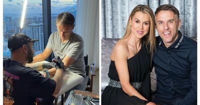 Phil and Julie Neville get matching tattoos to mark important date with help from David and Victoria Beckham