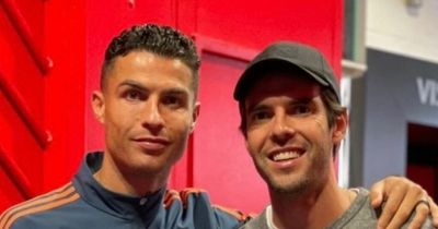 Kaka visits Man Utd training ground after being pictured with Cristiano Ronaldo