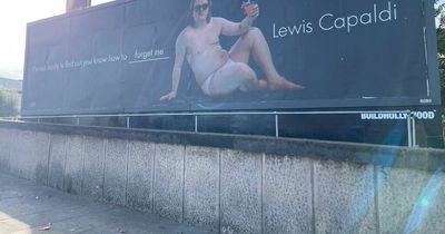 Lewis Capaldi strips half naked for photoshoot ahead of new single launch