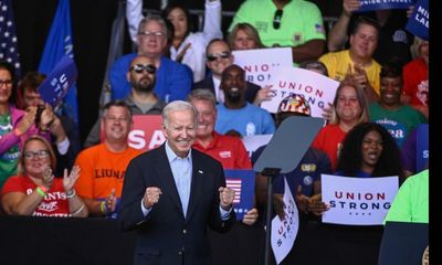 ‘Tired of trickle-down economics’: Biden calls for expansion of unions in Labor Day speech