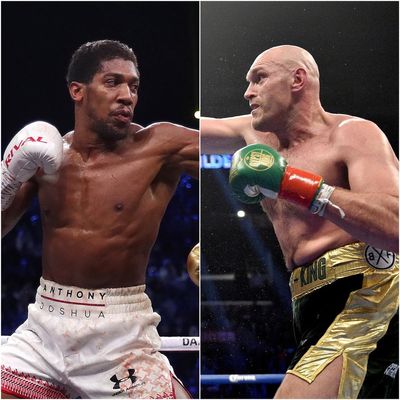 Anthony Joshua tells Tyson Fury he will be ‘ready in December’ for title fight