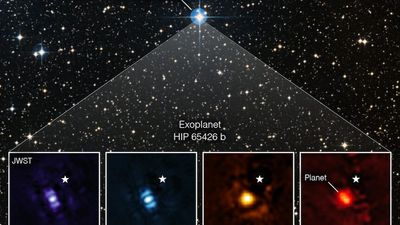 NASA releases pictures of exoplanet 'six to 12 times the mass of Jupiter' in unprecedented detail