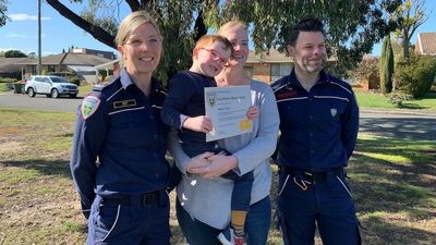 Four-year-old helps save mother's life by calling ambulance after she suffers seizure