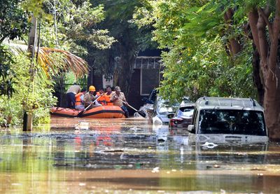 Tractors to the rescue as floods submerge India's tech hub