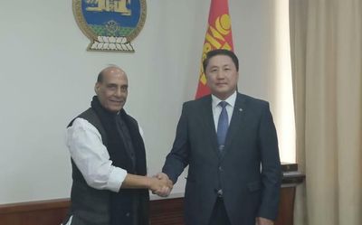 Defence Minister Rajnath Singh meets Mongolian counterpart, discusses ways to enhance defence ties