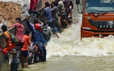 Bengaluru rains live | Woman electrocuted in IT city’s second wettest monsoon in 50 years, NDRF teams continue rescue ops