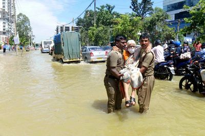 India's Bengaluru flooded after days of torrential rains