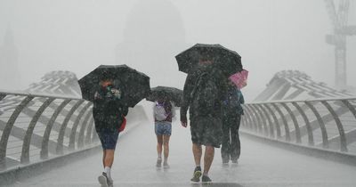 Met Eireann issue 24-hour weather warning for two counties as Ireland faces washout