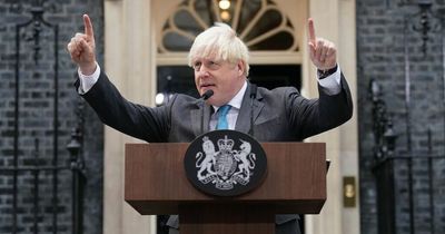 'That's it folks...' everything Boris Johnson said as he gives final speech outside Downing Street
