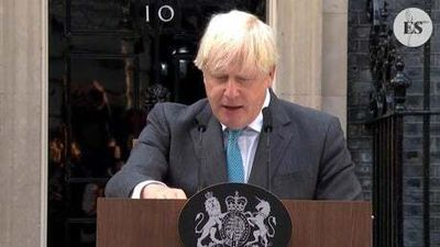 Watch: Boris Johnson’s farewell speech at Downing Street