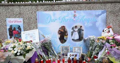 Mum breaks down at vigil held for murdered children as hundreds pay tribute
