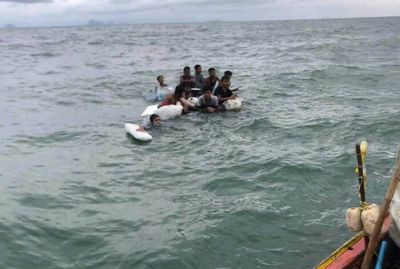 10 Rohingya rescued from sea, 41 others found on island
