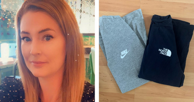 Mum saves money on son's Primark clothes by ironing Nike logos onto them