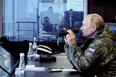 Putin attends joint military drills with China, others