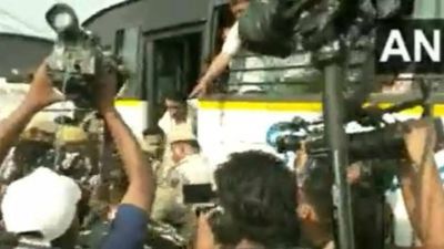 Liquor 'scam': BJP MLAs stage protest near Manish Sisodia's residence, demand his removal from Delhi govt