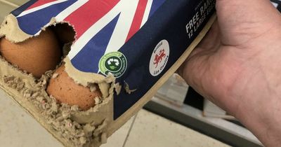 Dad banned from Lidl for complaining about box of eggs that had been 'chewed by a rat'