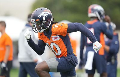 Broncos WR Jerry Jeudy sits in on quarterback meetings